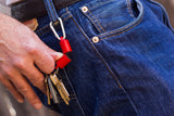 Heavy-Duty Magnet - Magnetic Stud Finder & Key Organizer - 6-Pack (Red)