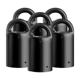 Heavy-Duty Magnet - Magnetic Stud Finder & Key Organizer - 6-Pack (Black)