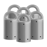 Heavy-Duty Magnet - Magnetic Stud Finder & Key Organizer - 6-Pack (Grey)