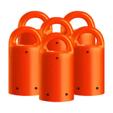 Heavy-Duty Magnet - Magnetic Stud Finder & Key Organizer - 6-Pack (Orange)