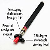 (1 Pack) - MagnetPal Magnet Stick Telescoping Magnetic Pickup Tool, Retractable Magnet Pickup Tools, Picker Upper Grabber with Neodymium Anti-Rust Magnet, Heavy Duty Extendable Arm with Most Powerful Magnet - FREE SHIPPING